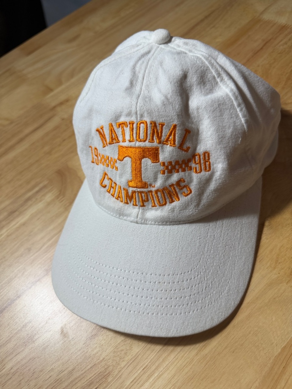 Vintage 1998 Tennessee Volunteers National Champions Snapback Hat Pro Player USA